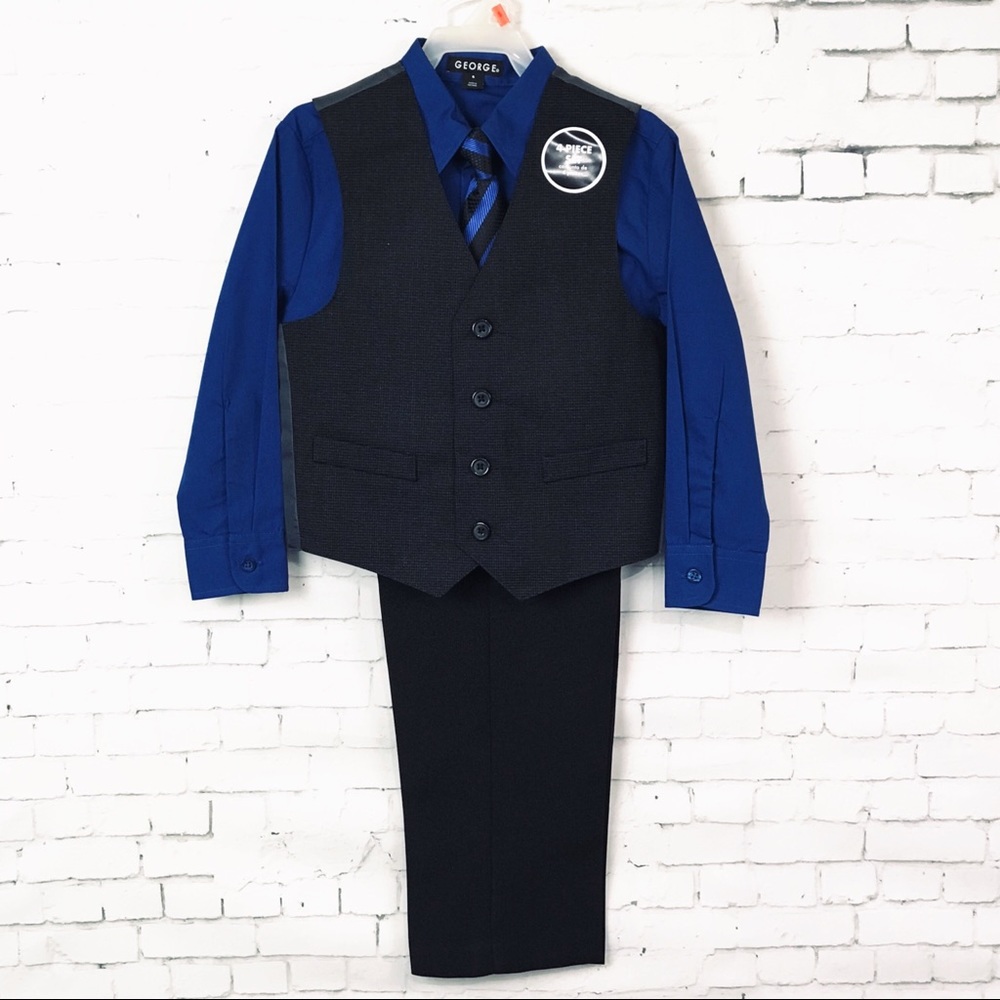 NWT Boys 4 piece pant suit